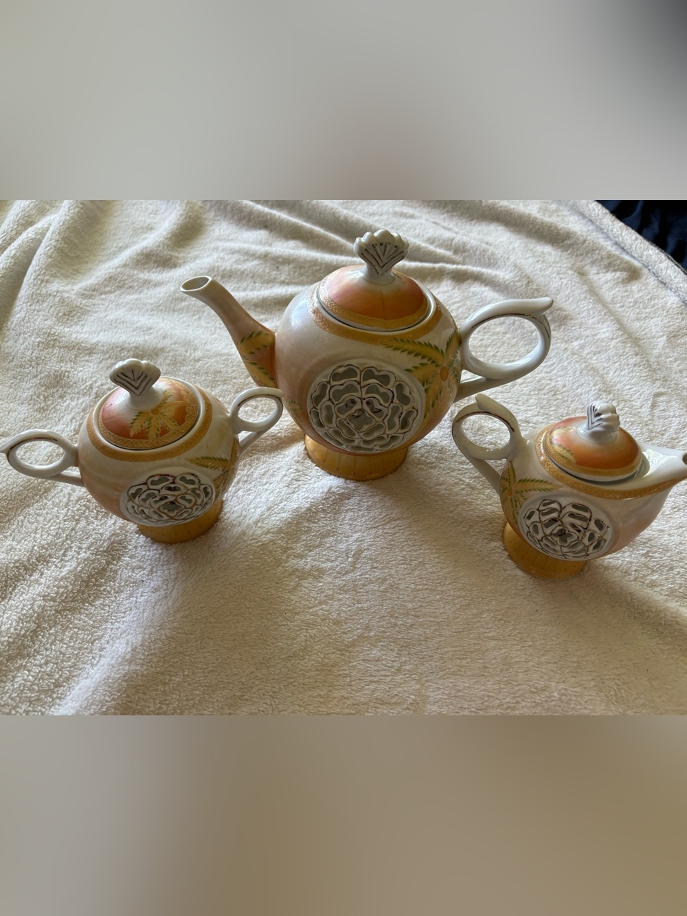Vintage Yamasen Gold Collection Teapot Set